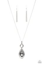 Load image into Gallery viewer, Glamorously Glaring Paparazzi Necklace - Silver