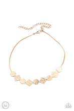 Load image into Gallery viewer, Dont Get Bent Out Of Shape Paparazzi Choker Necklace - Gold