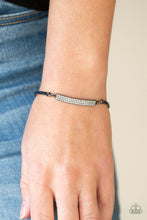 Load image into Gallery viewer, Showy Sparkle Paparazzi Bracelet - Black - Gunmetal