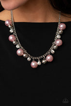 Load image into Gallery viewer, Galactic Gala Paparazzi Necklace - Pink - Iridescent
