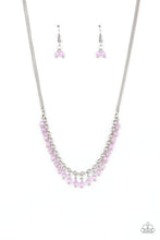 Load image into Gallery viewer, DEW a Double Take Paparazzi Necklace - Purple - Moonstone