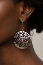 Load image into Gallery viewer, Mega Medallions Paparazzi Earring - Pink
