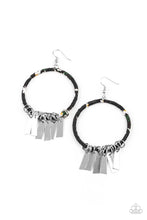 Load image into Gallery viewer, Garden Chimes Paparazzi Earring - Black