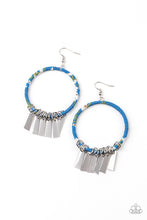 Load image into Gallery viewer, Garden Chimes Paparazzi Earring - Blue