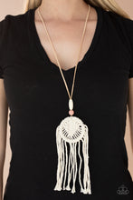 Load image into Gallery viewer, Desert Dreamscape Paparazzi Macramé Necklace - Pink