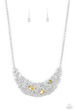 Load image into Gallery viewer, Fabulously Fragmented Paparazzi Necklace - Yellow