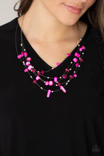 Load image into Gallery viewer, Prismatic Pebbles Paparazzi Necklace - Pink