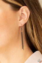 Load image into Gallery viewer, So Mod Paparazzi Necklace - Black - Gunmetal