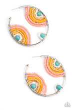 Load image into Gallery viewer, Rainbow Horizons Paparazzi Seed Bead Post Earring - Multi
