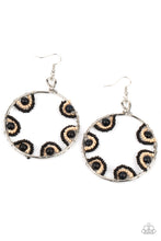 Load image into Gallery viewer, Off The Rim Paparazzi Seed Bead Earring - Black