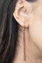 Load image into Gallery viewer, Living The Mom Life Paparazzi Family Heart Beat Necklace - Copper