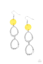Load image into Gallery viewer, Surfside Shimmer Paparazzi Earring - Yellow