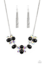 Load image into Gallery viewer, Galaxy Gallery Paparazzi Necklace - Black - Iridescent