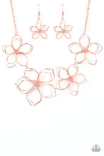 Load image into Gallery viewer, Flower Garden Fashionista Paparazzi Necklace - Copper