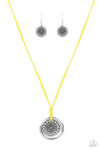 Load image into Gallery viewer, One MANDALA Show Paparazzi Suede Necklace - Yellow