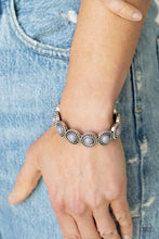 Load image into Gallery viewer, Polished Promenade Paparazzi Bracelet - Silver