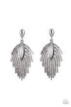 Load image into Gallery viewer, Metro Safari Paparazzi Earring - Black - Gunmetal