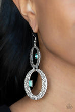 Load image into Gallery viewer, OVAL and OVAL Again Paparazzi Earring - Green