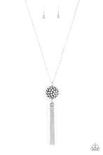 Load image into Gallery viewer, Paparazzi ♥ Rhinestone Revolution - White ♥ Necklace - September 2021 LIFE OF THE PARTY EXCLUSIVE