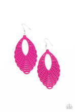 Load image into Gallery viewer, Tahiti Tankini Paparazzi Wood Earring- Pink