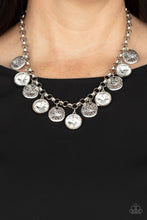 Load image into Gallery viewer, Spot On Sparkle Paparazzi Necklace - White