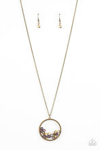 Load image into Gallery viewer, Galactic Glow Paparazzi Necklace - Brass