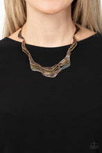 Load image into Gallery viewer, Mixed Metal Mecca Paparazzi Necklace - Copper