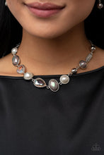 Load image into Gallery viewer, Nautical Nirvana Paparazzi Necklace - Silver - Iridescent
