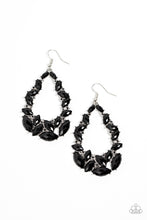 Load image into Gallery viewer, Tenacious Treasure Paparazzi Earring - Black