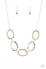 Load image into Gallery viewer, Gritty Go-Getter Paparazzi Necklace - Brown