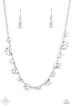 Load image into Gallery viewer, Hands Off the Crown! Paparazzi Necklace - White - February 2022 Fashion Fix
