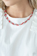Load image into Gallery viewer, Explore Every Angle Paparazzi Necklace - Red