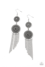 Load image into Gallery viewer, MEDALLION MECCA Paparazzi Earring - SILVER