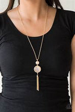 Load image into Gallery viewer, Have Some Common SENSEI Paparazzi Necklace - Gold - White Moonstone