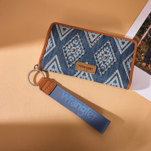 Load image into Gallery viewer, WG435-W006JN Wrangler Aztec Studded Wallet/Wristlet - Jean
