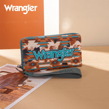 Load image into Gallery viewer, Pre-Order  WG302-W006TQ Wrangler Aztec Print Wallet - Turquoise
