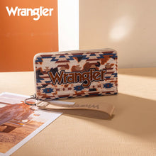 Load image into Gallery viewer, WG302-W006KH Wrangler Aztec Print Wallet - Khaki
