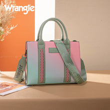 Load image into Gallery viewer, WG308-8120S Wrangler Ombre Western Tote/Crossbody - Green
