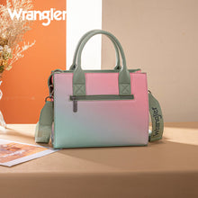 Load image into Gallery viewer, WG308-8120S Wrangler Ombre Western Tote/Crossbody - Green
