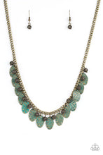Load image into Gallery viewer, Vintage Gardens - Brass ♥ Necklace
