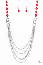 Load image into Gallery viewer, Paparazzi ♥ Vividly Vivid - Red ♥ Necklace
