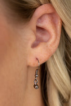 Load image into Gallery viewer, Paparazzi ♥ Keep Your Eye On The Pendulum - Black ♥ Necklace
