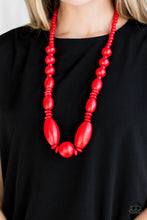 Load image into Gallery viewer, Paparazzi ♥ Summer Breezin - Red ♥ Necklace
