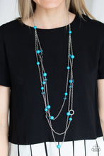 Load image into Gallery viewer, Paparazzi ♥ Brilliant Bliss - Blue ♥ Necklace
