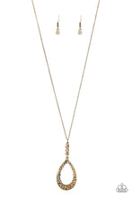 Load image into Gallery viewer, Red Carpet Royal - Brass ♥ Necklace
