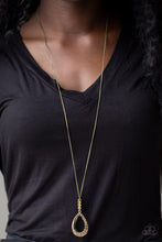 Load image into Gallery viewer, Red Carpet Royal - Brass ♥ Necklace
