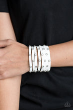 Load image into Gallery viewer, Paparazzi ♥ Sass Squad - White ♥ Bracelet
