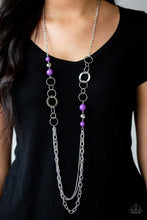 Load image into Gallery viewer, Paparazzi ♥ Modern Motley - Purple ♥ Necklace
