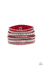Load image into Gallery viewer, All Hustle and Hairspray - Red ♥ Urban Bracelet

