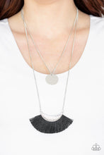 Load image into Gallery viewer, Tassel Temptation - Black ♥ Necklace
